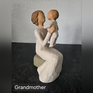 Willow Tree Grandmother Figurine in Cream and Tan